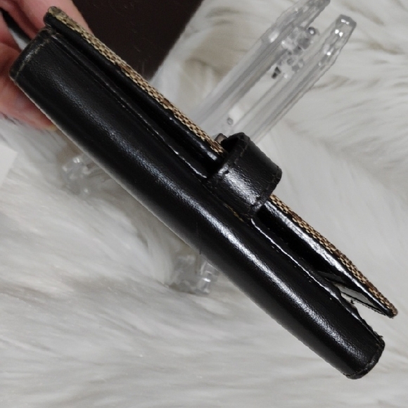 Authentic Gucci GG Canvas Web Sherry Line Jacket Vtg Wallet W Box - Picture 5 of 16